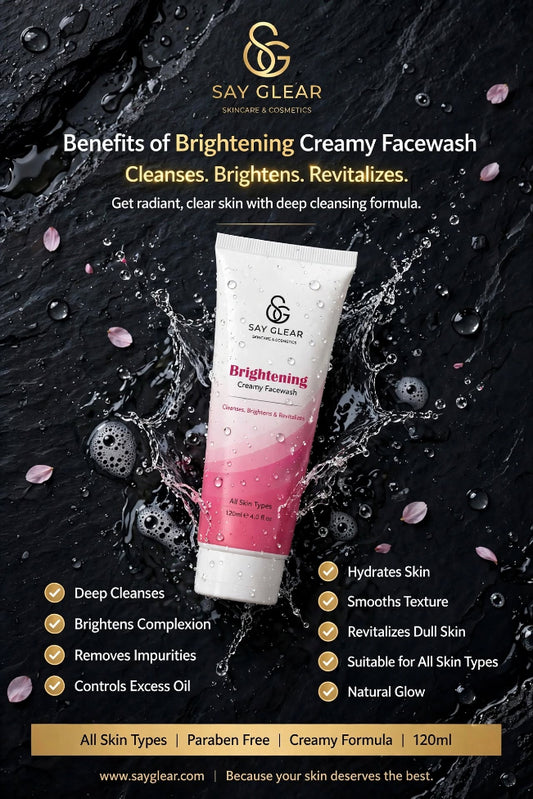 Brightening Creamy Facewash 120ml | Cleanses, Brightens & Revitalizes | For All Skin Types