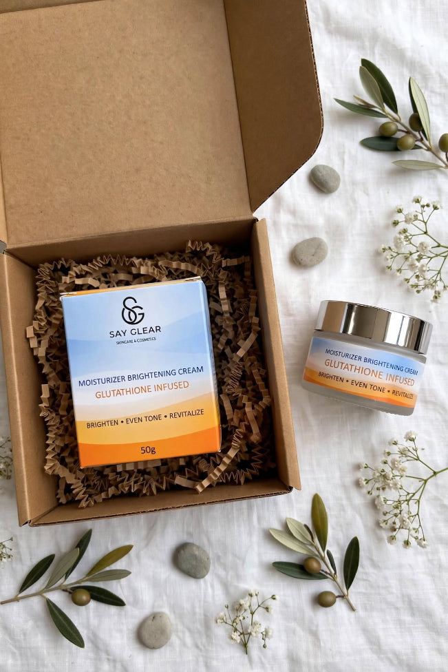 Moisturizer Brightening Cream 50g | Glutathione Infused | Brighten, Even Tone & Revitalize