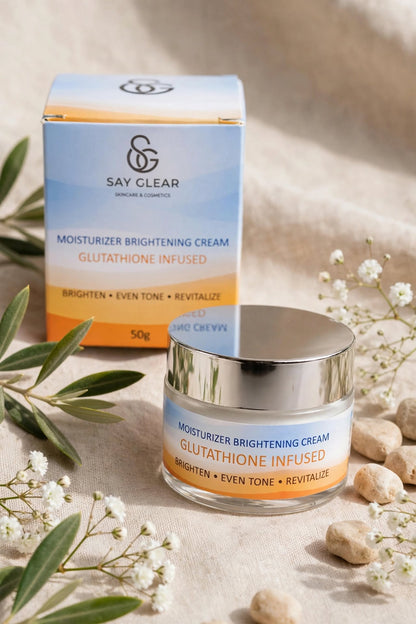Moisturizer Brightening Cream 50g | Glutathione Infused | Brighten, Even Tone & Revitalize
